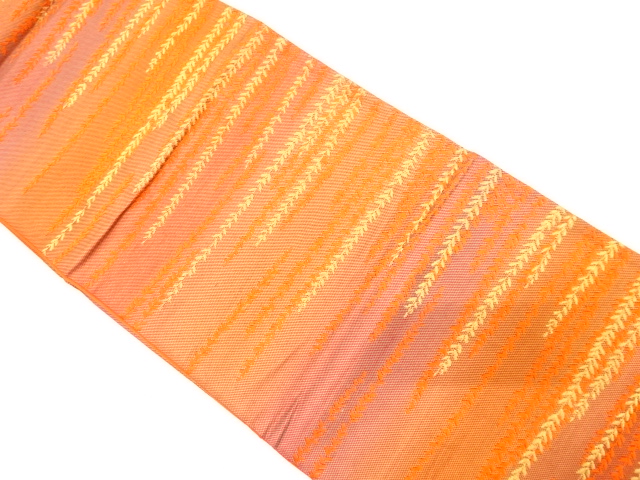 JAPANESE FUKURO OBI / WOVEN LEAVES